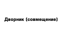 Дворник (совмещение)